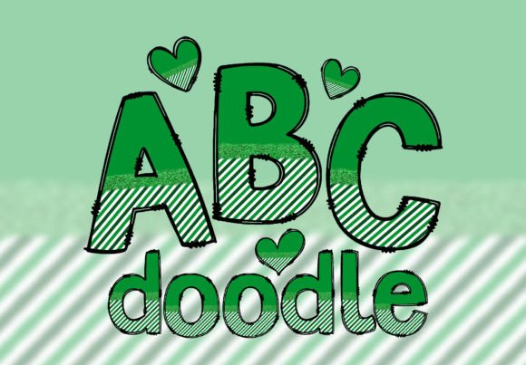 Download St Patricks Day Doodle Font PNG Alphabet - Doodle font png Collection