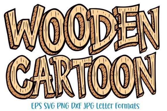 Download Wooden Cartoon Letters Doodle Font PNG - Doodle font png Collection
