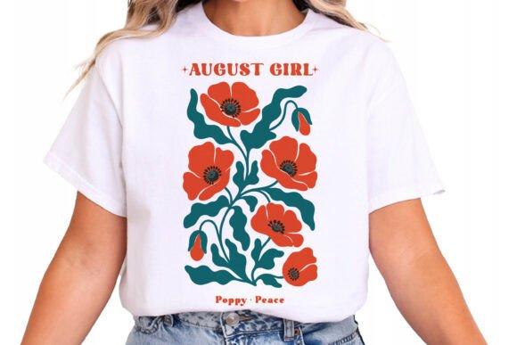 Download Birth Flower August Poppy Vector Clipart - August Collection