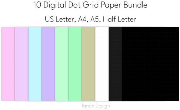 Download Digital Pastel Dot Grid Paper Template - Premium Resources