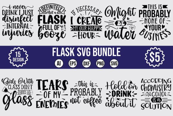 Download Flask SVG Bundle - Flask Collection