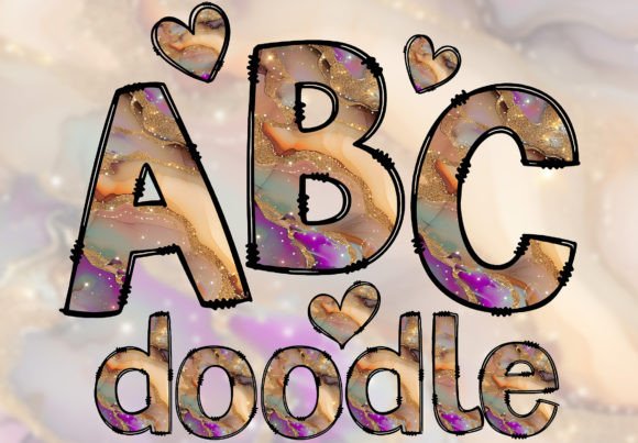 Download Doodle Font PNG Alphabet Letters Design - Doodle font png Collection