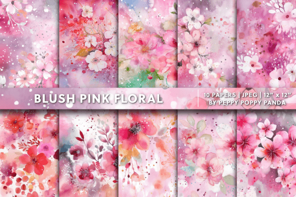 Download Blush Pink Floral Background Texture - Background texture Collection